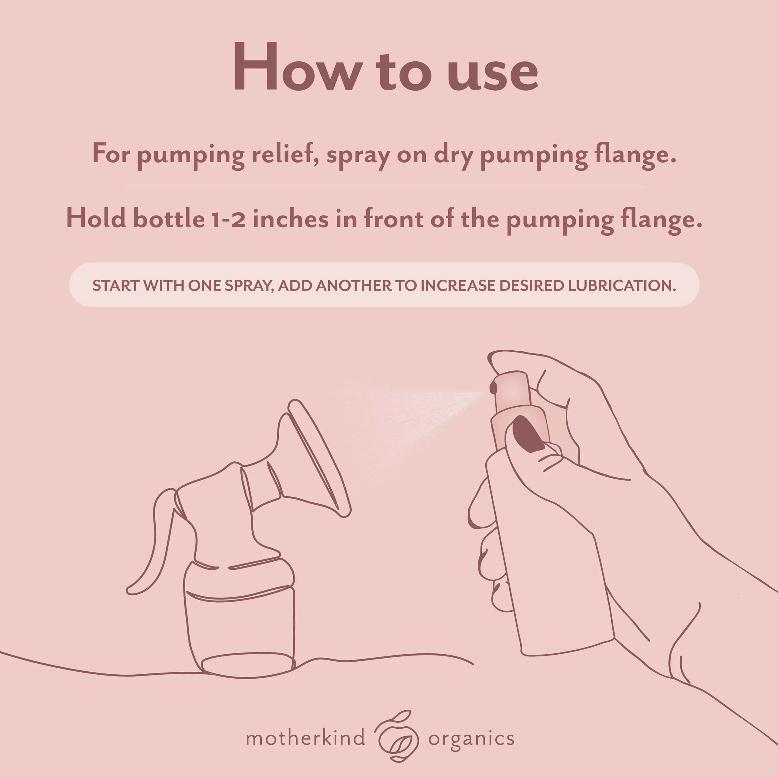 Motherkind Organics Pumping Spray Lanolin-Free USDA Organic 2 oz | Soothing Relief for Pumping Moms - view 5