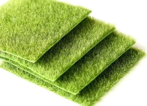 KISEER Artificial Craft Grass 6 Pack 12 x 12 Inches Miniature Green Plastic | DIY Dollhouse Ornament Decoration thumbnail 3