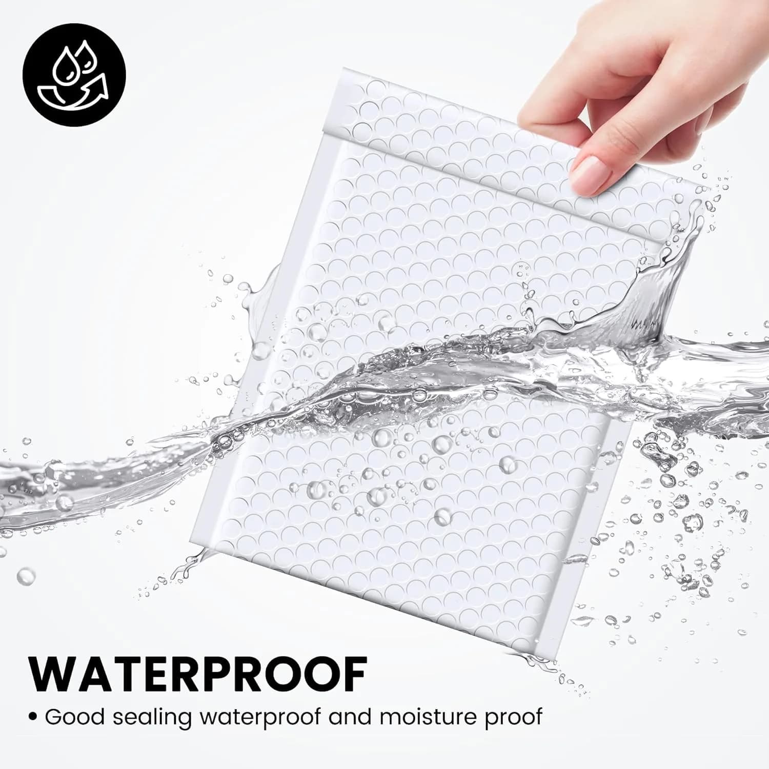 Fuxury White 3000 Pack Padded Envelopes with Bubble Lining, Usable Size 6x9" | Bulk Value Pack for Small Business - view 4