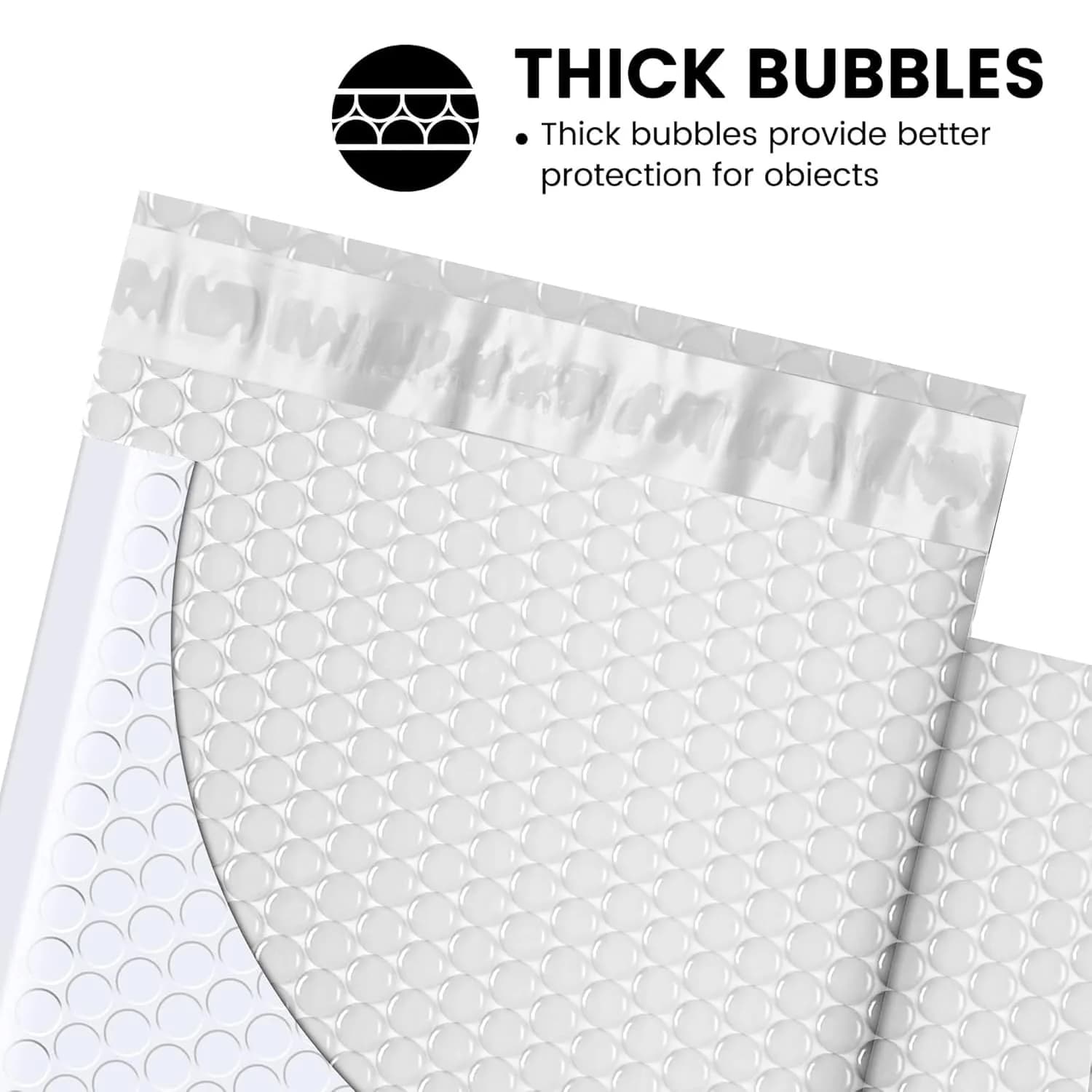 Fuxury White 3000 Pack Padded Envelopes with Bubble Lining, Usable Size 6x9" | Bulk Value Pack for Small Business - view 5