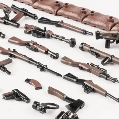 MaozyHomie U.S Field Force Weapons Building Blocks (36pcs) - Military Toy Accessory Pack thumbnail 4