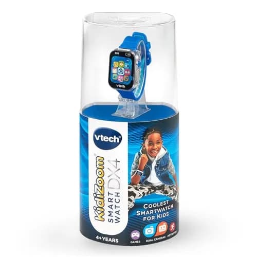 VTech KidiZoom Smartwatch DX4 Blue 22.6cm (8.9" x 0.6" x 1.7") | Dual Cameras, AR Games, Time Practice thumbnail 6