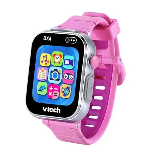 VTech KidiZoom Smartwatch DX4 Pink 22.5cm (8.86in) | Splash-Proof Kids Smartwatch with Dual Cameras & Games thumbnail 1
