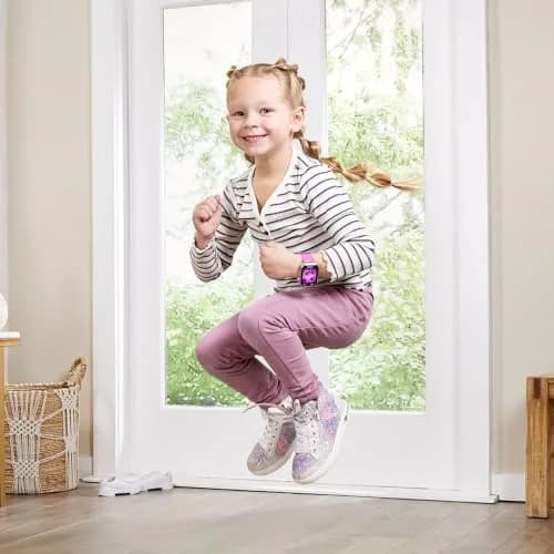 VTech KidiZoom Smartwatch DX4 Pink 22.5cm (8.86in) | Splash-Proof Kids Smartwatch with Dual Cameras & Games thumbnail 7