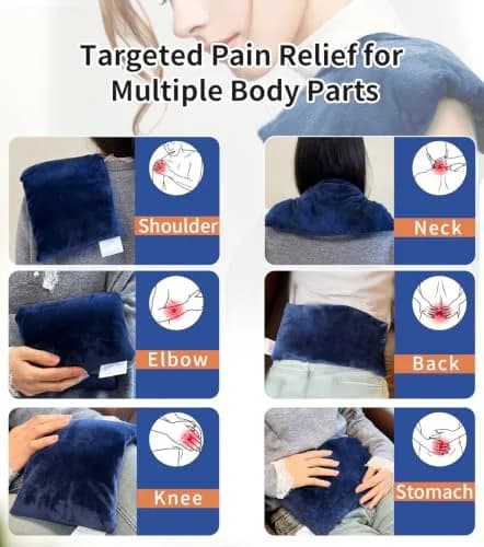 uncn Microwavable Heating Pad 13x7 Inch | Moist Warm Compress for Relaxation thumbnail 2