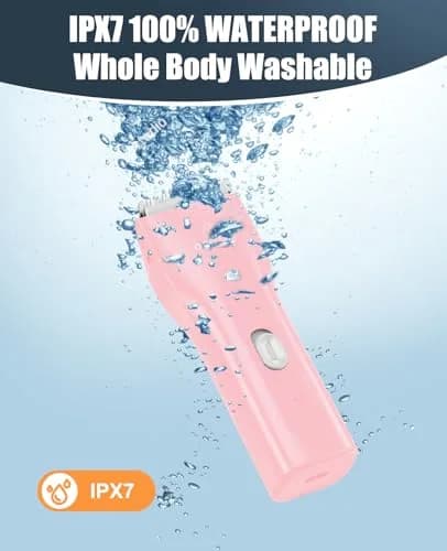 oneisall Pet Clippers for Matted Cat Hair, Quiet Pet Shaver with Storage Bag | 50dB Low Noise, IPX7 Waterproof, USB Rechargeable thumbnail 6