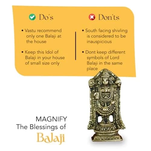 Ekhasa Panchmukhi Hanuman Statue 10 cm (3.93 in) Brass | Vastu Protection Door Entrance Figurine thumbnail 6