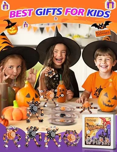 Gokeey Halloween Transformable Fidget Spinner Set 4-Pack | ASTM-Tested for Kids & Adults thumbnail 4