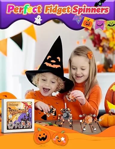 Gokeey Halloween Transformable Fidget Spinner Set 4-Pack | ASTM-Tested for Kids & Adults thumbnail 5