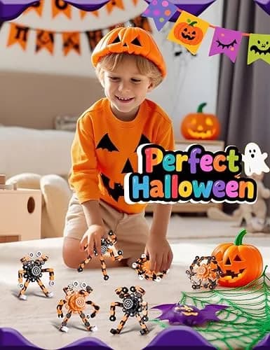 Gokeey Halloween Transformable Fidget Spinner Set 4-Pack | ASTM-Tested for Kids & Adults thumbnail 6