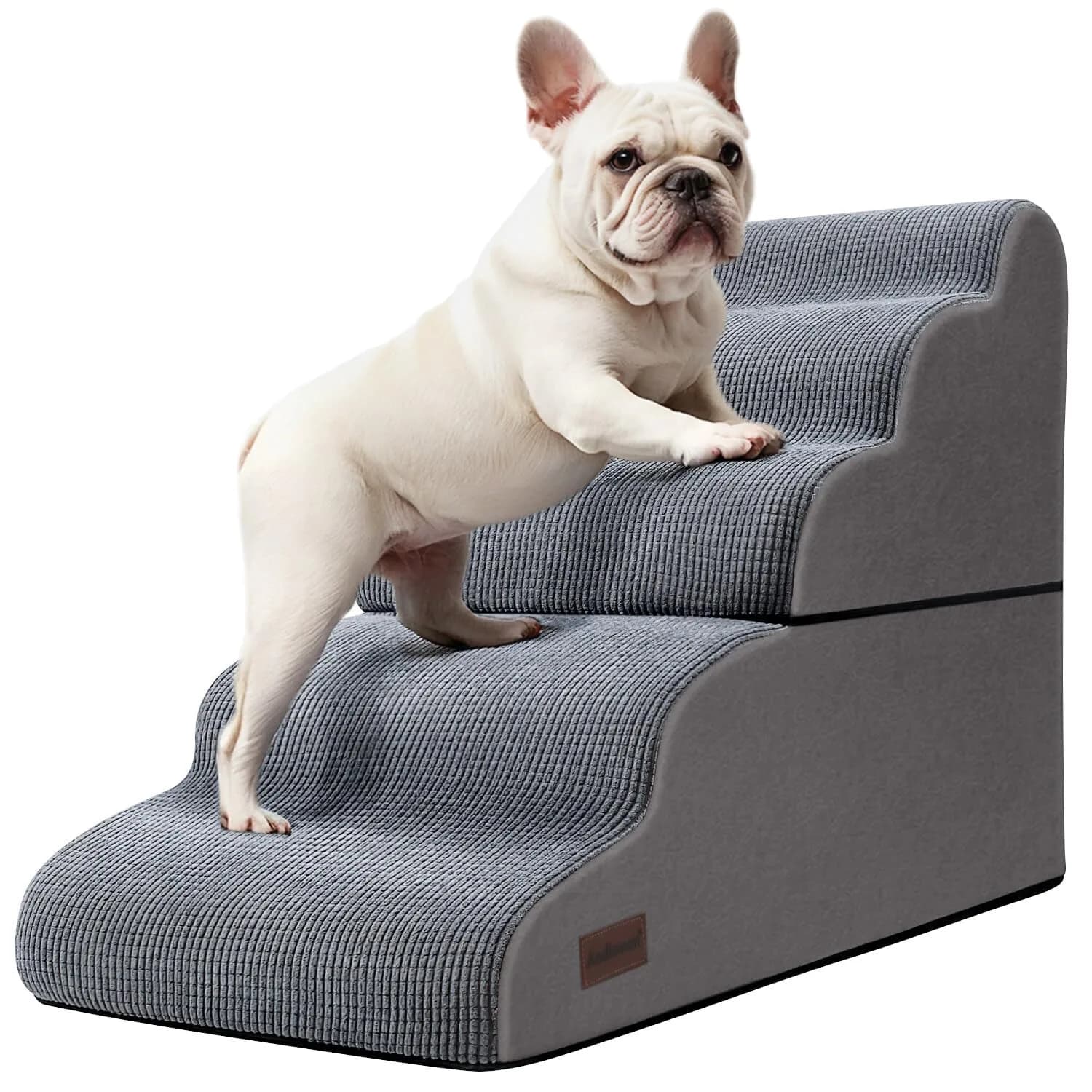 aodisman 5-Step Dog Stairs and Ramp for High Bed 68.58cm (27 inches) | Stable Support for Small Dogs & Cats