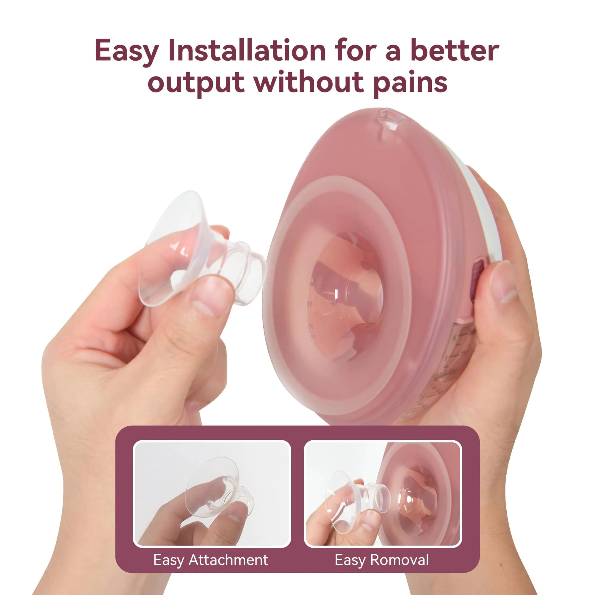 TOVVILD 20mm Flange Inserts for 24mm Flanges, 4 Pack | BPA-Free Silicone for Comfortable Pumping - view 5
