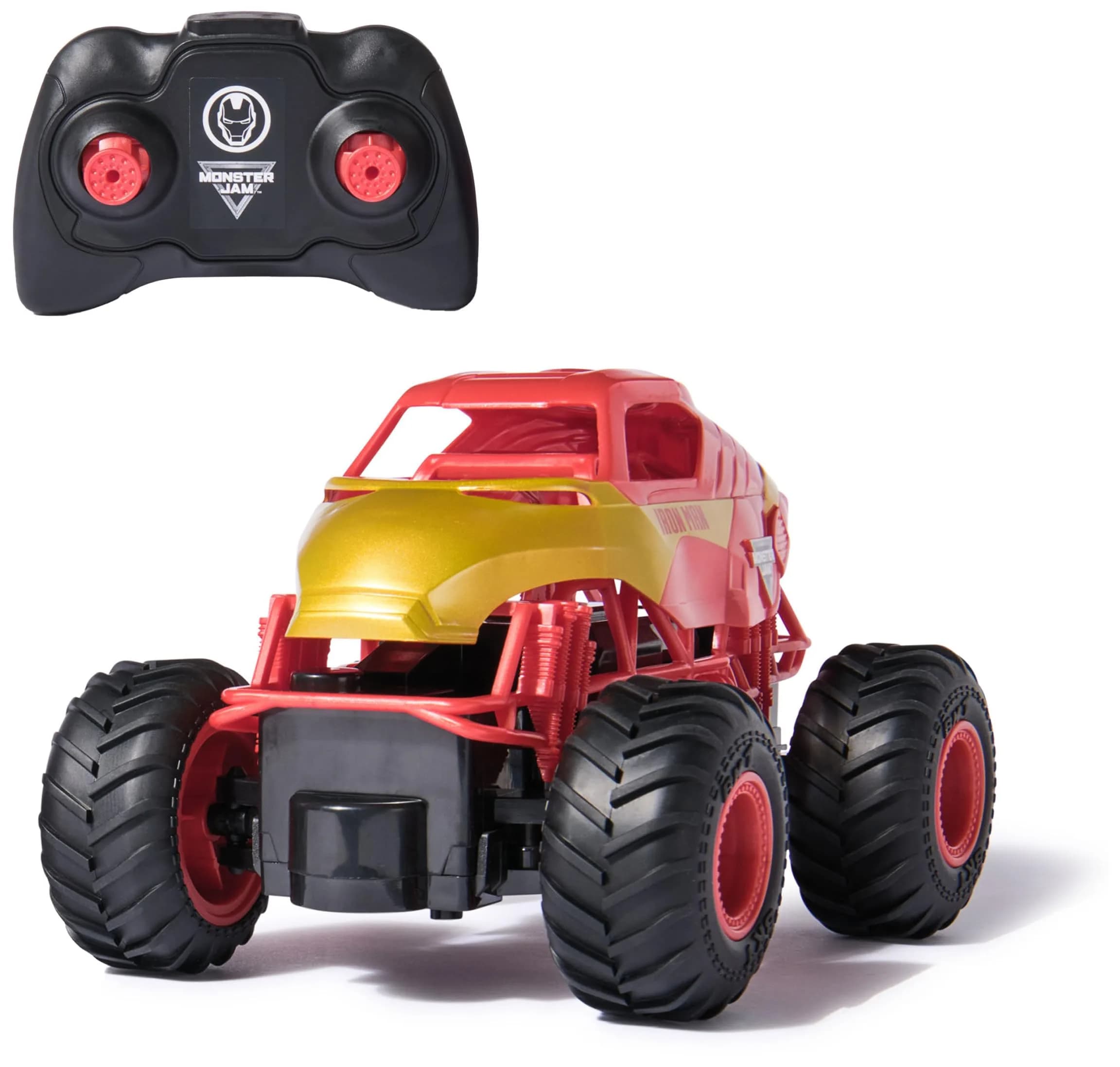 Monster Jam Gold Monster Mutt Dalmatian 1:24 Scale RC Monster Truck | Official 2.4 GHz Remote Control Toy for Ages 4+ - main product image
