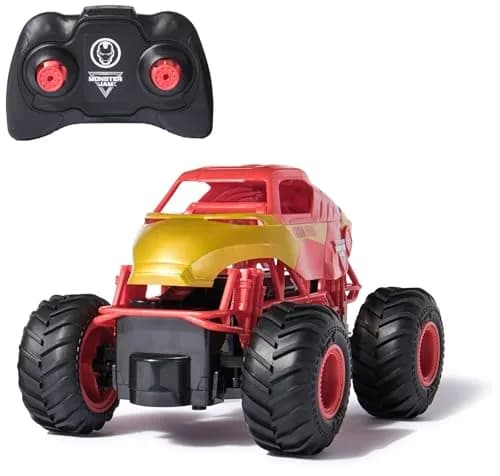 Monster Jam Marvel Iron Man RC Truck 1:24 Scale | ASTM-Tested Toy for Kids Ages 4+ thumbnail 1