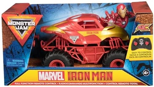 Monster Jam Marvel Iron Man RC Truck 1:24 Scale | ASTM-Tested Toy for Kids Ages 4+ thumbnail 2