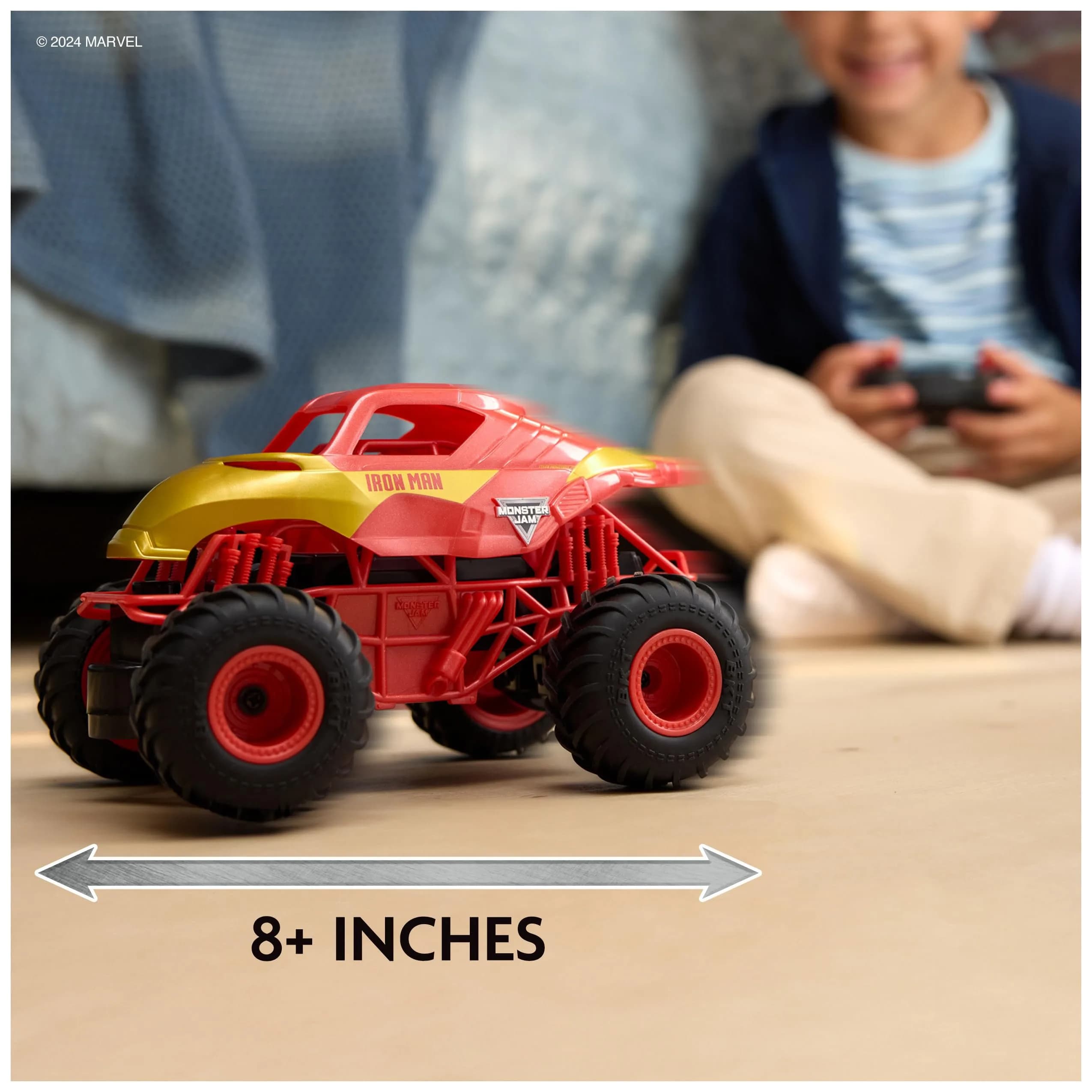 Monster Jam Gold Monster Mutt Dalmatian 1:24 Scale RC Monster Truck | Official 2.4 GHz Remote Control Toy for Ages 4+ - view 4