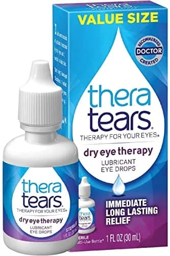 TheraTears Omega-3 Supplement 180 Count & Dry Eye Drops 1 Fl Oz | Eye Nutrition & Relief thumbnail 5