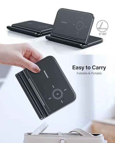 SwanScout Fast Wireless Charger for Samsung Z Fold 8 Ultra/7/Pixel Fold | Foldable Travel Safe thumbnail 5