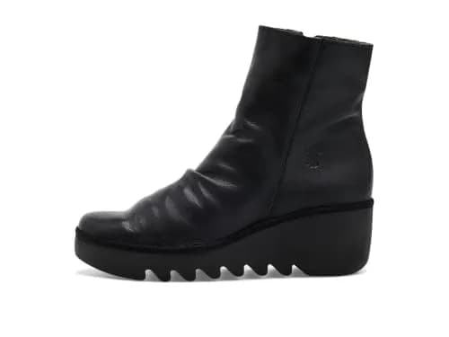 FLY London Women's Baan538Fly Boot in Black 5.5-6 | Waterproof, Cushioned, Wedge Heel thumbnail 4