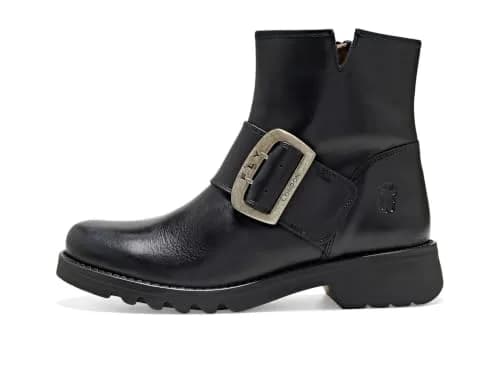 FLY London Womens RILY991FLY Black 9-9.5 | Modern Ankle Boot with Waterproof Leather thumbnail 4