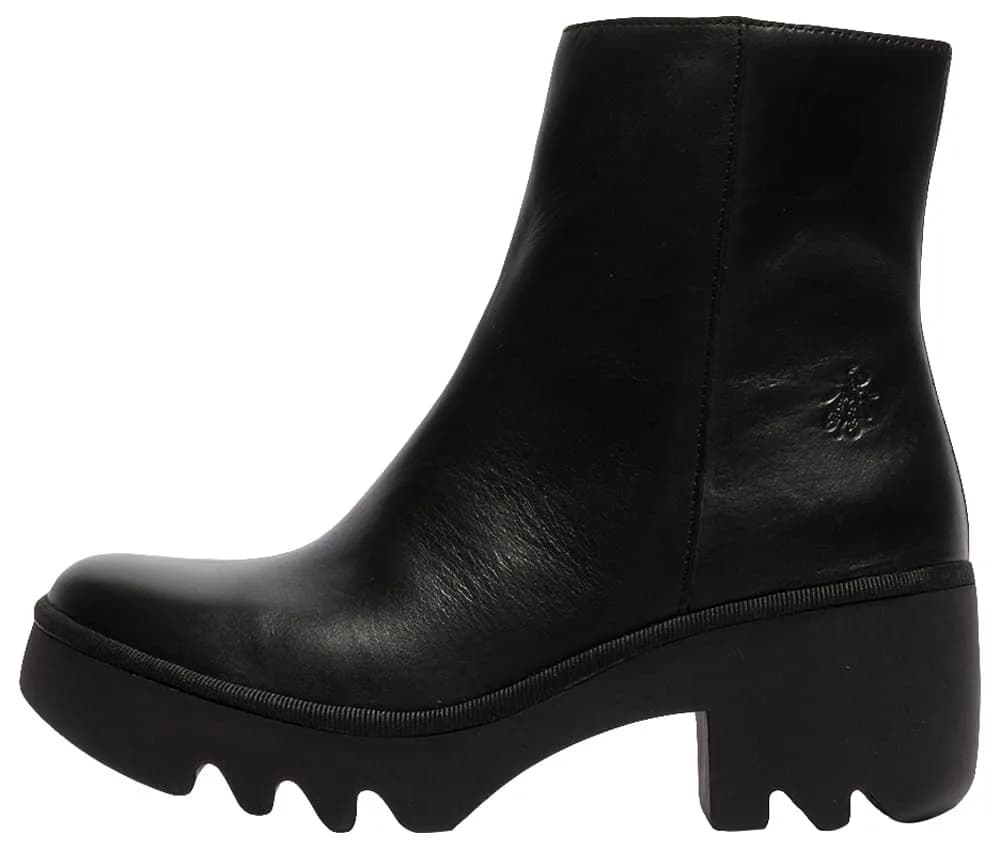 Fly London Toor513fly Leather Boot, Black, Size 8 | Casual Winter Footwear