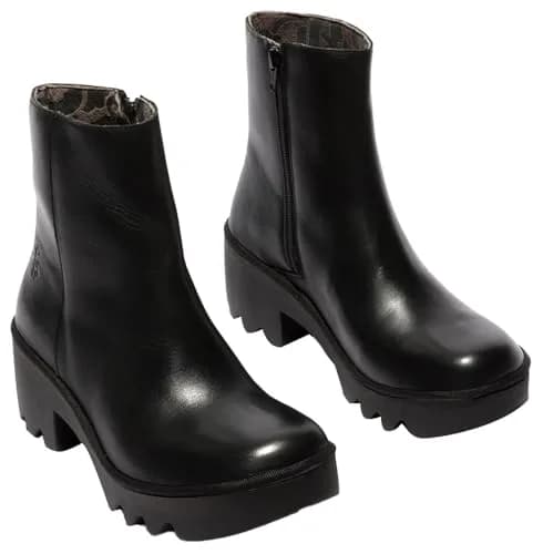 Fly London Toor513fly Leather Boot, Black, Size 8 | Casual Winter Footwear thumbnail 2