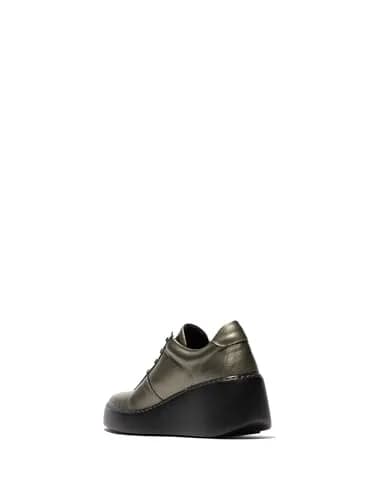 Fly London Dipo638fly Sneakers Graphite 7/7.5 | Lightweight Comfort with 2.5 Inch Wedge Heel thumbnail 3