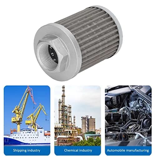 Fdit Hydraulic Suction Oil Filter Strainer 63L Min 0.02MPa | Stainless Steel, 80-180 μm Filtration, Tubular Connection thumbnail 3