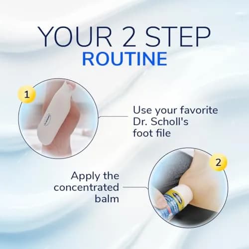 Dr. Scholl's Severe Cracked Heel Repair Foot Cream, Urea, 2.5oz (70.9g) | Deep Moisturizer for Dry, Cracked Heels thumbnail 8