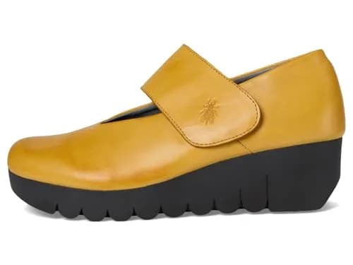 Fly London Vari188fly Mary Jane Flat Mustard 8/8.5 | Comfort & Style with Leather Uppers thumbnail 5