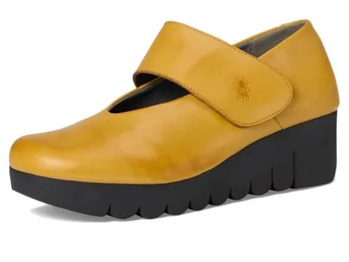 Fly London Vari188fly Mary Jane Flat Mustard 8/8.5 | Comfort & Style with Leather Uppers thumbnail 8