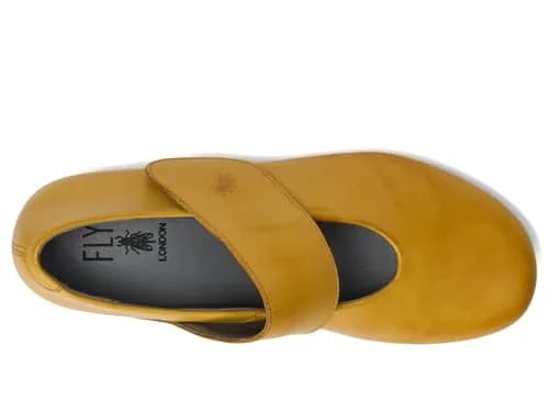 Fly London Vari188fly Mary Jane Flat Mustard 8/8.5 | Comfort & Style with Leather Uppers thumbnail 3