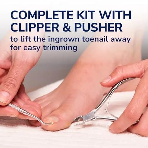 Dr. Scholl's Ingrown Toenail Pain Reliever & Trimming Kit 0.3 oz (8.87 ml) | Medicated Gel for Fast Pain Relief thumbnail 4