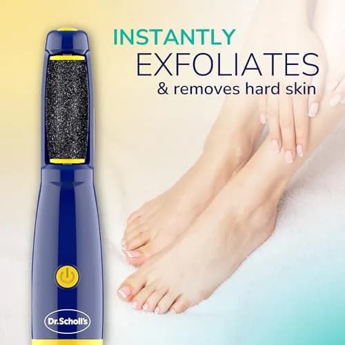 Dr. Scholl's Electronic Foot File with AAA Batteries Included | Removes Callused Skin Effortlessly thumbnail 2