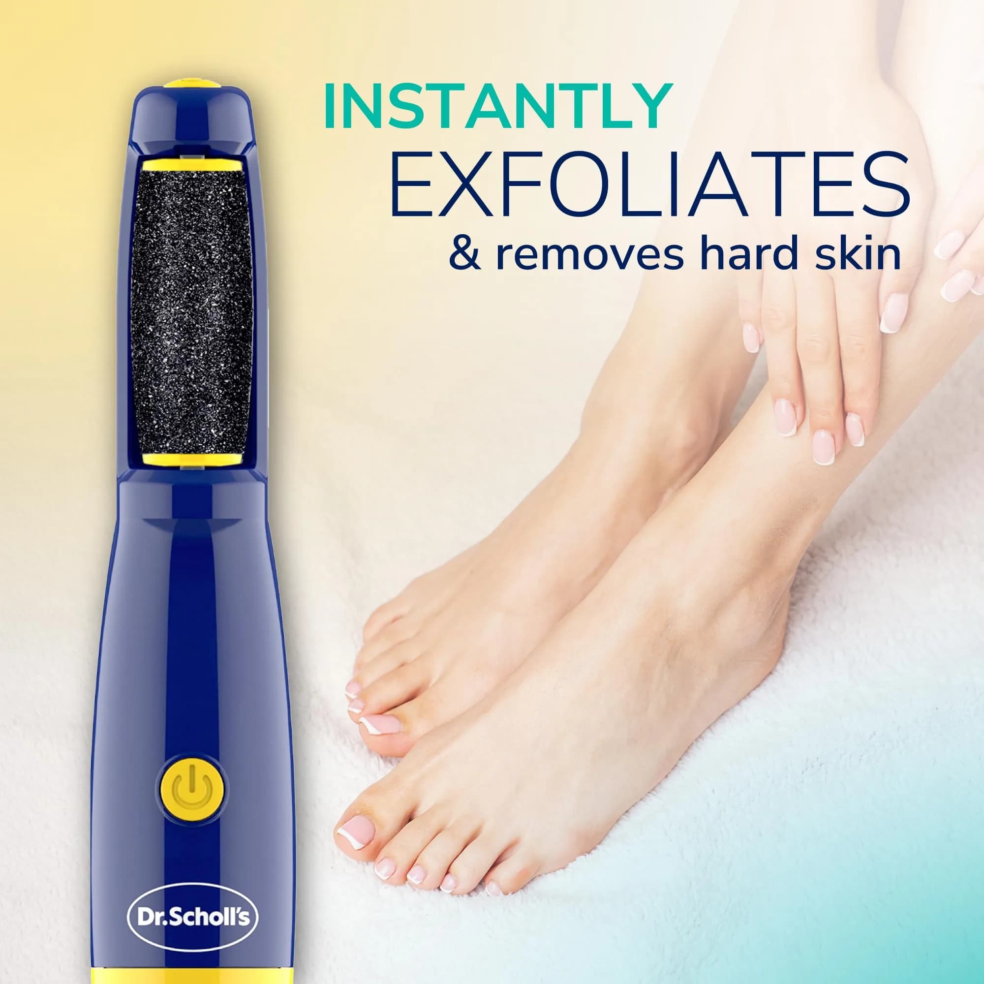 Dr. Scholl's Electronic Foot File with AAA Batteries Included | Removes Callused Skin Effortlessly - view 2