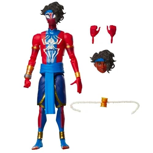Marvel Legends Series Pavitr Prabhakar Spider-Man Action Figure | 6 Inch Collectible Toy for Fans thumbnail 1