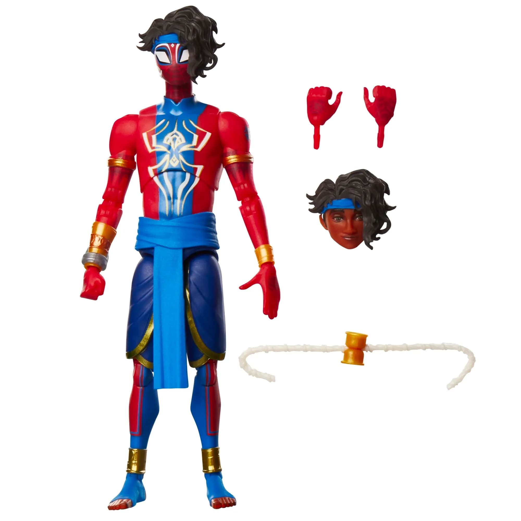 Marvel Legends Series Pavitr Prabhakar Spider-Man Action Figure | 6 Inch Collectible Toy for Fans — Multicolor
