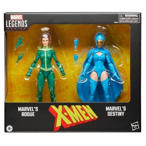 Marvel Legends Series Rogue and Destiny 6-Inch Action Figures 2-Pack | Collectible X-Men Comic Figures thumbnail 2