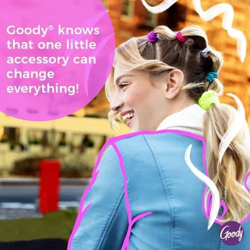 Goody Ouchless Seamless Hair Elastics, 10 Ct, Warm Tones | Damage-Free Gentle Hold Ties for All Hair Types thumbnail 4