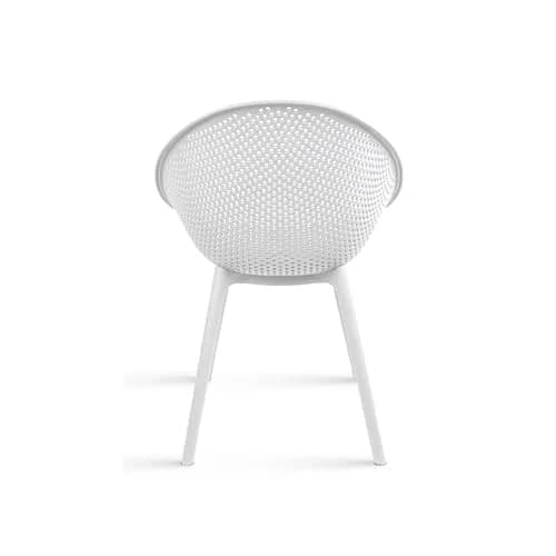 2xhome Modern Patio Dining Chairs | Perforated Egg-Shaped Weather Resistant Set of 2 thumbnail 8
