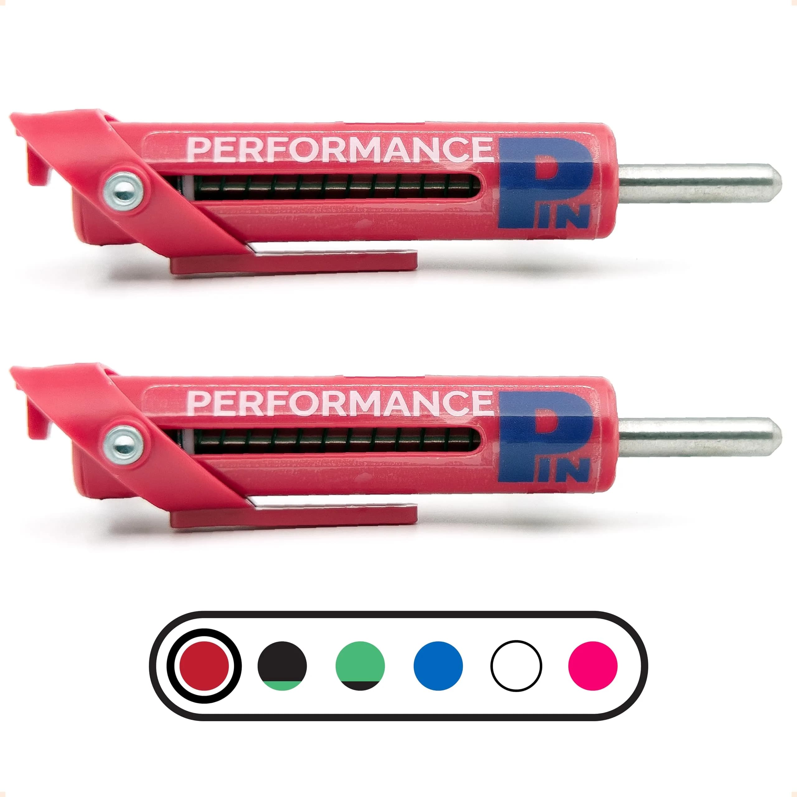 PERFORMANCE PIN Drop Set Pins for Gym 5/16" Diameter | Made in USA | Red