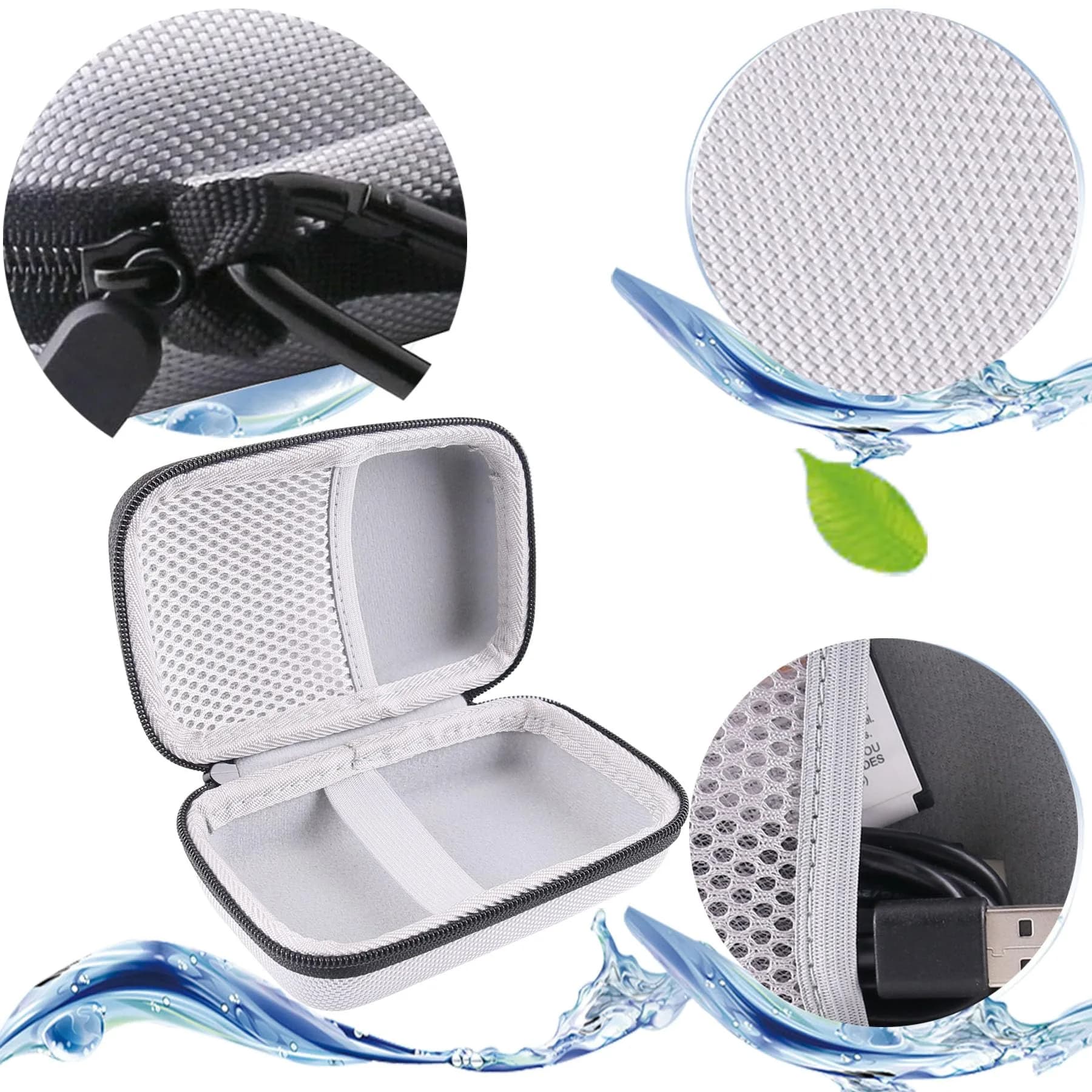 WERJIA Hard Carrying Case for Olympus Tough TG-7/TG-6/TG-5/TG-4 Digital Camera Case (Grey, 12.7cm x 8.1cm x 4.6cm) - view 3