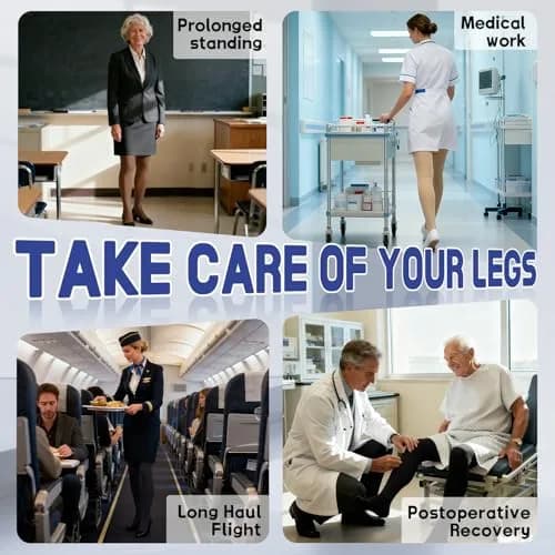 beister Compression Pantyhose 20-30 mmHg | Support for Legs & Circulation (110-120 chars) thumbnail 6