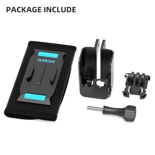 SUREWO Osmo Pocket 3 Backpack Mount | Shoulder Strap Camera Clamp for DJI Osmo Pocket 3 thumbnail 7