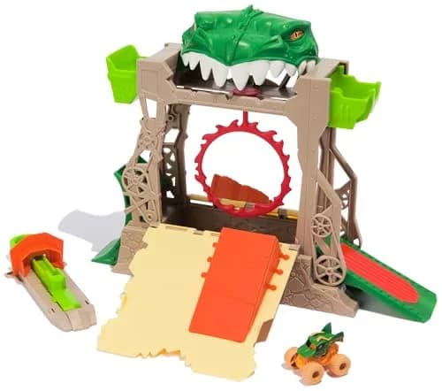 Monster Jam Mini Jams Dragon Dungeon of Doom Playset | Portable Stunt Set for Kids 3+ thumbnail 1