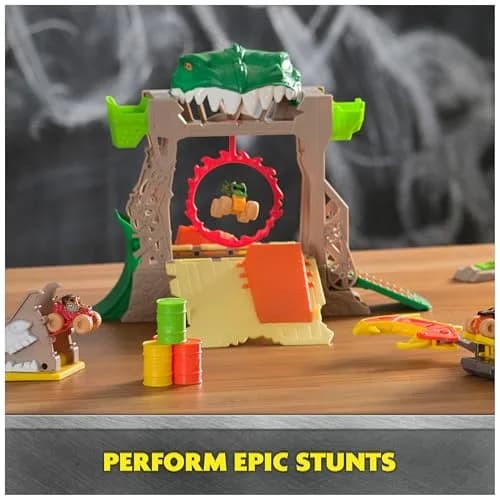 Monster Jam Mini Jams Dragon Dungeon of Doom Playset | Portable Stunt Set for Kids 3+ thumbnail 4