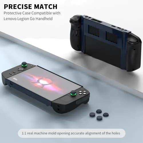 TUDIOW Protective Case for Lenovo Legion Go Gaming Handheld 2023, Blue | Ergonomic Grip & Full Protection thumbnail 5