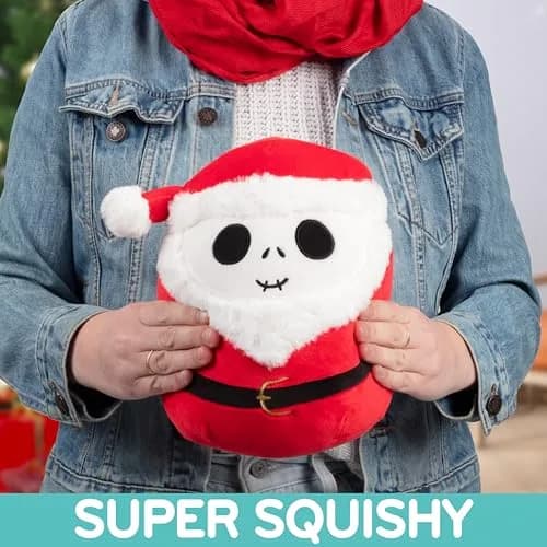 Squishmallows 8-Inch Jack Skellington Plush | Halloween Nightmare Before Christmas Toy for Kids thumbnail 3