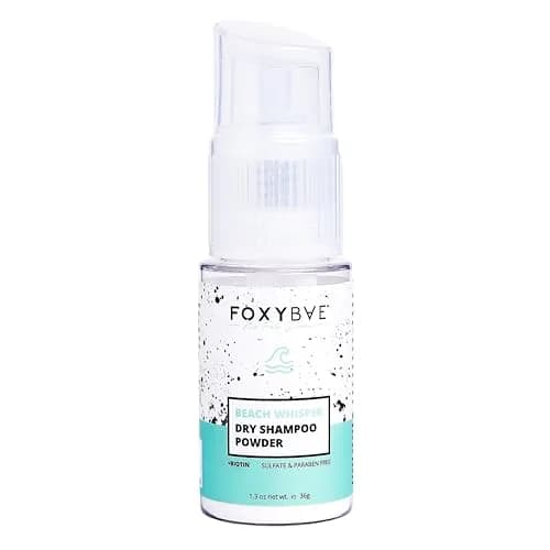 FoxyBae Dry Shampoo Powder – Non-Aerosol Formula with Biotin, Tapioca & Arrowroot – Absorbs Oil & Adds Volume – Beach Whisper – 1.3 oz thumbnail 1