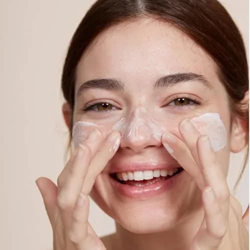 The Face Shop Rice Water Bright Rice Bran Gentle Exfoliating Cleanser - Hydrating & Brightening Face Wash - Vegan, Korean Skincare, 5 Fl Oz thumbnail 3